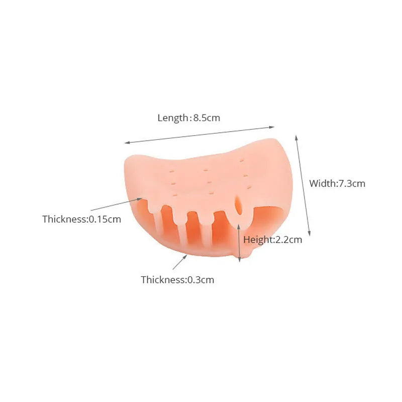 Soft Silicone Toe Separator – Bunion & Hallux Valgus Corrector