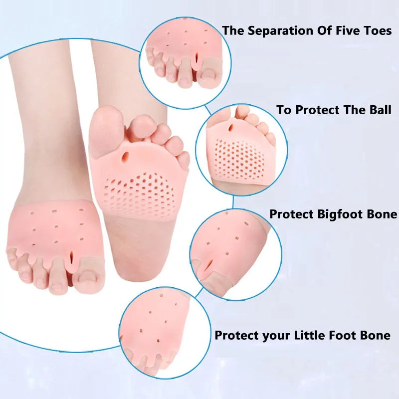 Soft Silicone Toe Separator – Bunion & Hallux Valgus Corrector