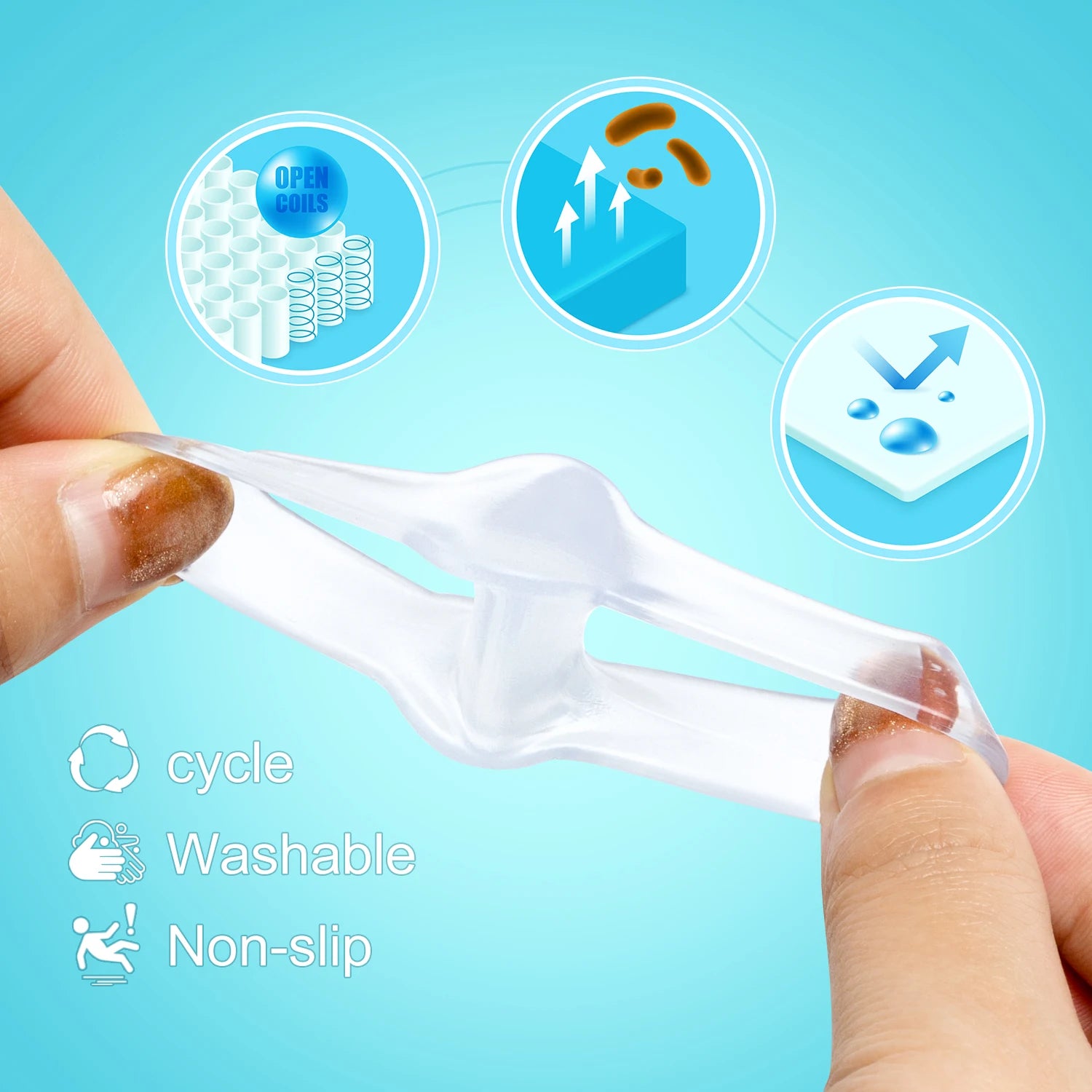 Toelia – Soft Gel Big Toe Separator for Bunion Relief