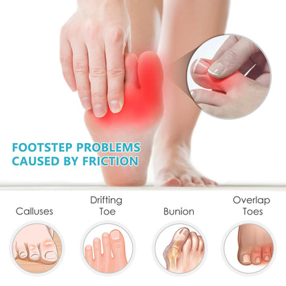 Toelia – Soft Gel Big Toe Separator for Bunion Relief
