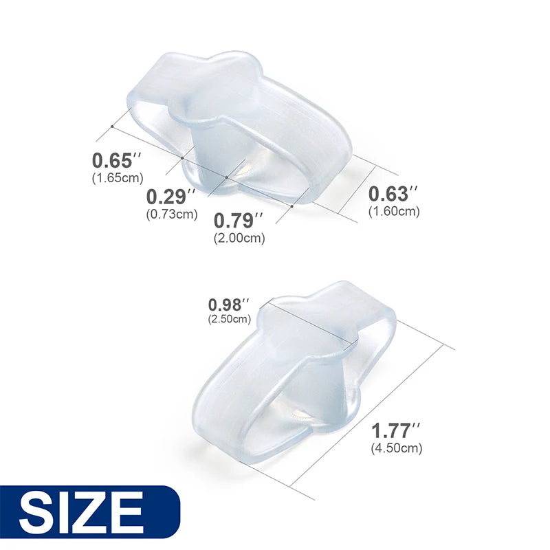 Toelia – Soft Gel Big Toe Separator for Bunion Relief