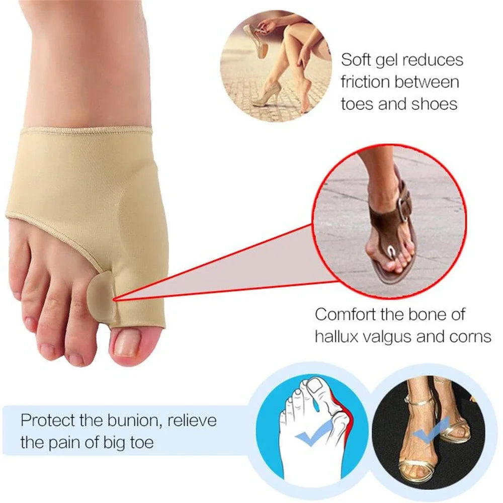 Toelia – Soft Fabric Toe Separator for Bunion & Toe Alignment