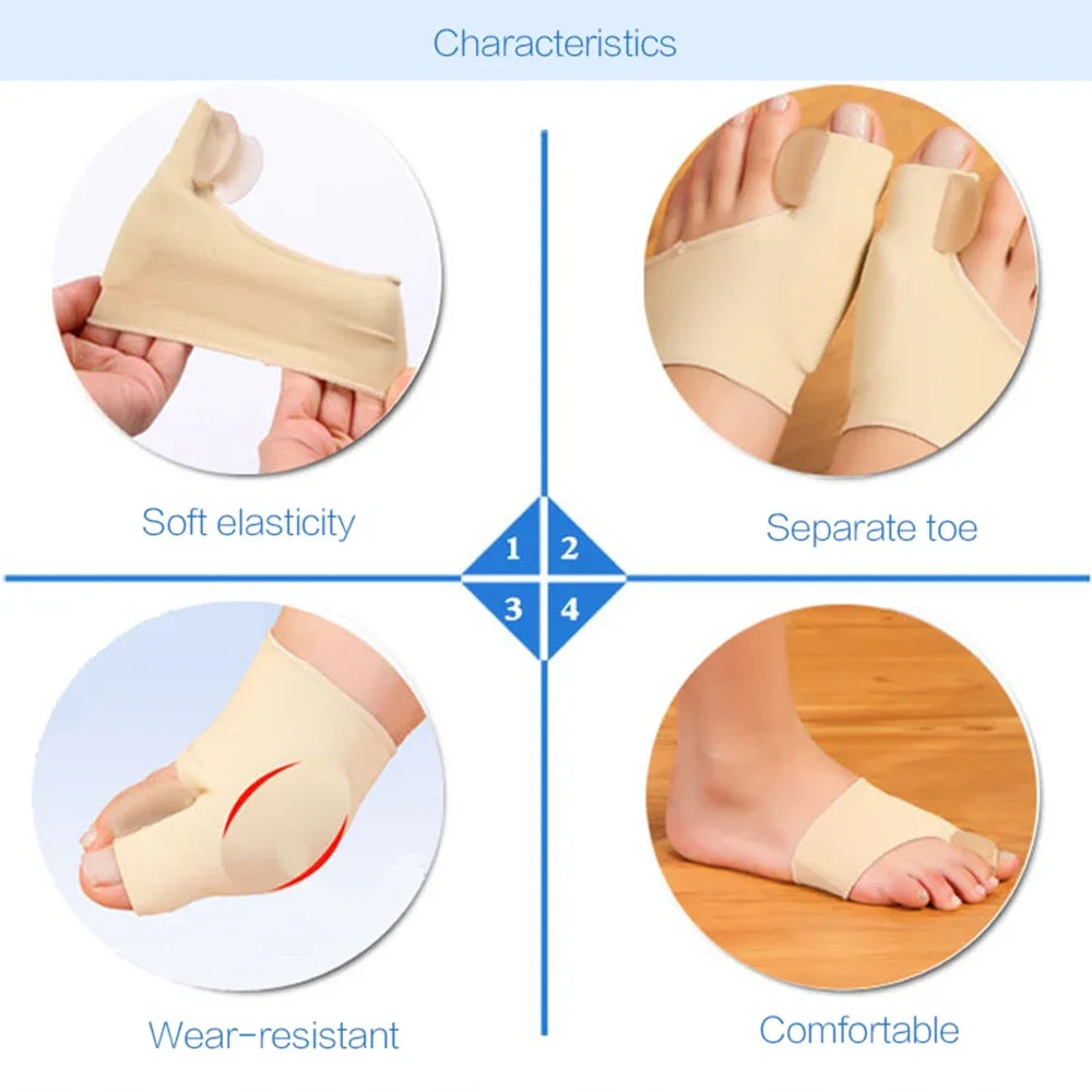 Toelia – Soft Fabric Toe Separator for Bunion & Toe Alignment