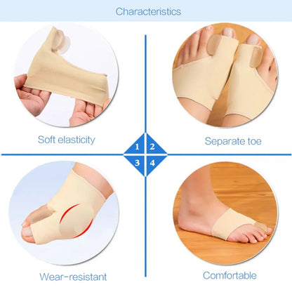 Toelia – Soft Fabric Toe Separator for Bunion & Toe Alignment