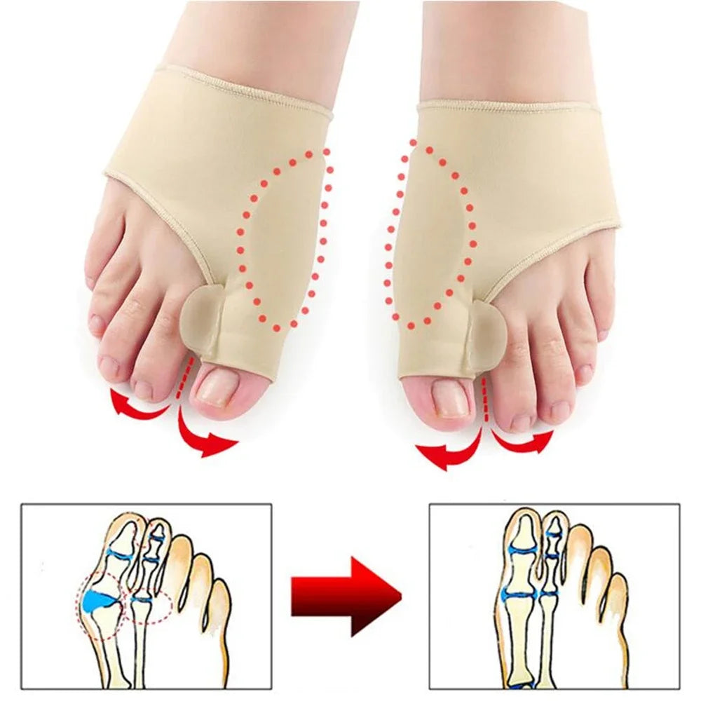 Toelia – Soft Fabric Toe Separator for Bunion & Toe Alignment