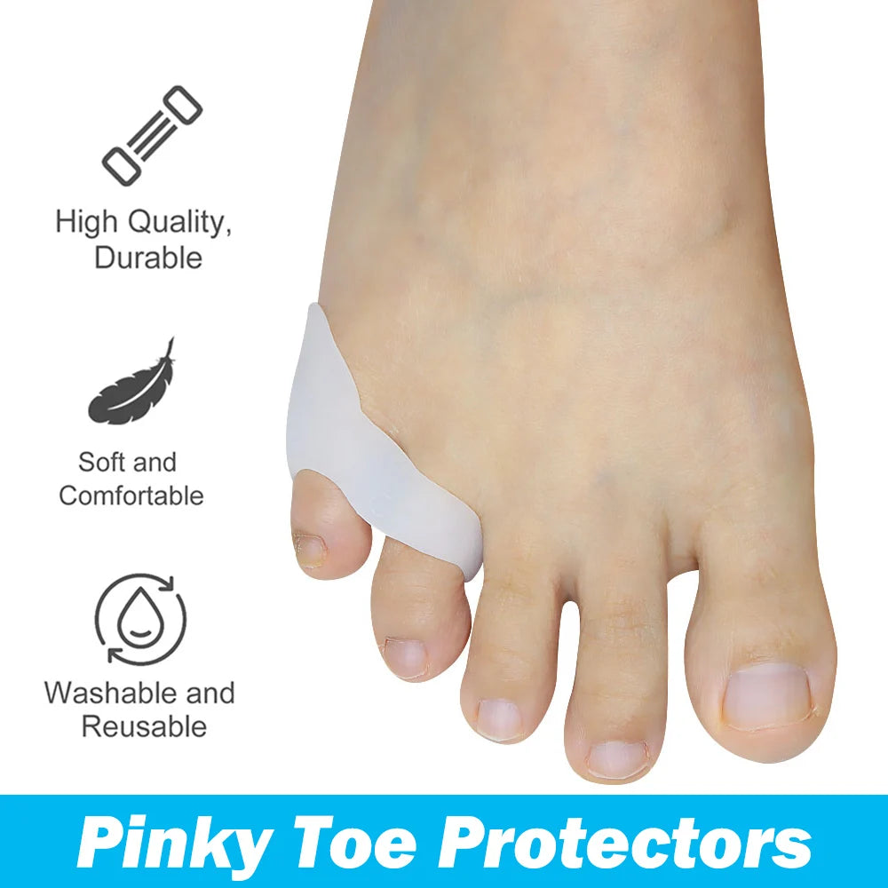 Toelia – Gel Little Toe Separator for Pain & Callus Relief