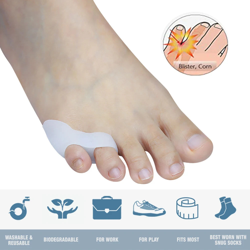 Toelia – Gel Little Toe Separator for Pain & Callus Relief